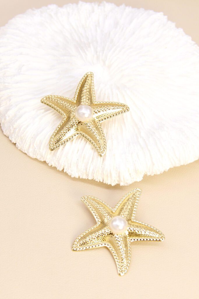 Pendientes estrella de mar