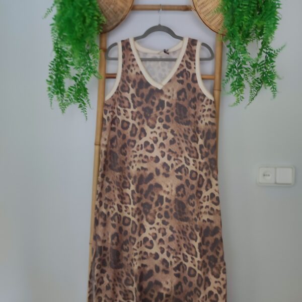 Vestido estampado leopardo